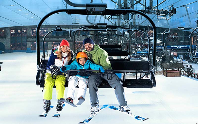 Ski Dubai, Indoor Skiing Experience at Mall of the Emirates