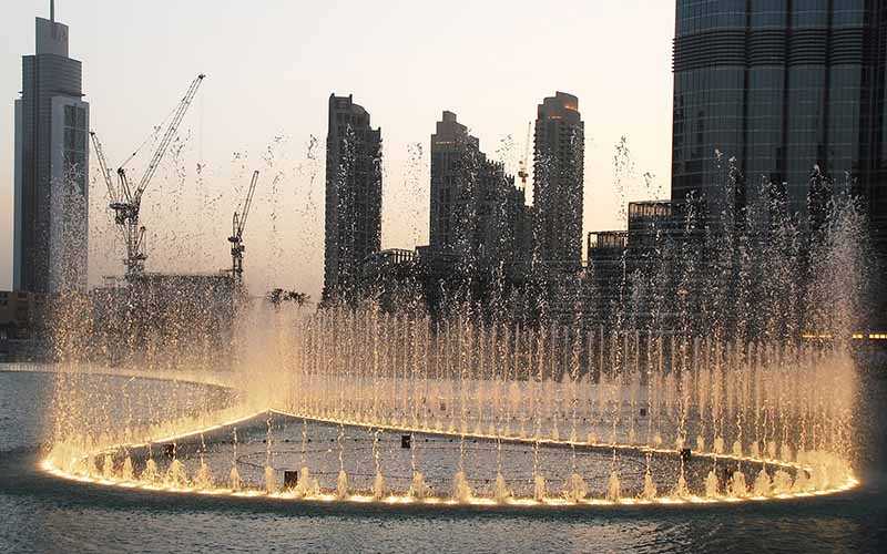 View of Dubai Fountain