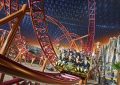 Roller Coaster at IMG worlds of Adventure Dubai