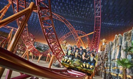 Roller Coaster at IMG worlds of Adventure Dubai