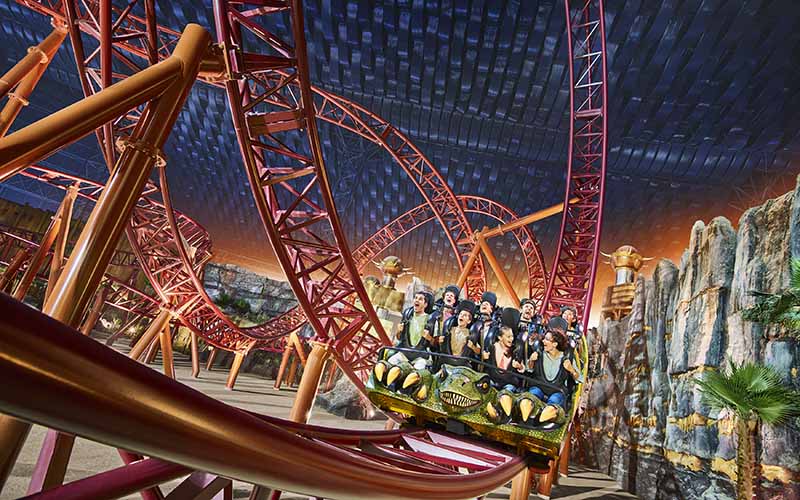 Thrills and Chills: Conquering the Tallest and Fastest Roller Coasters in IMG Worlds of Adventure