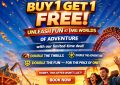 buy 1 get 1 IMG World free tickets