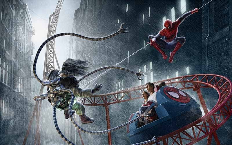 Spider Man Doc Ock Revenge at IMG World of Adventure Dubai Spider Man Doc Ock Revenge at IMG World of Adventure Dubai