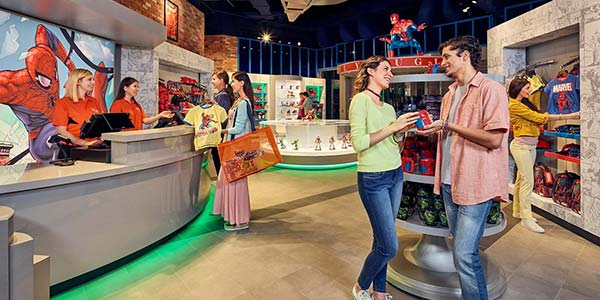 Daily Bugle Company Store at IMG Worlds theme park