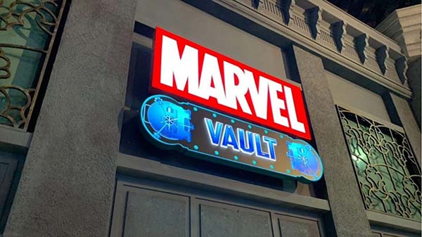 Marvel Vault shop at IMG Worlds of Adventure in Dubai